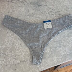 Jenni gray thong panty
